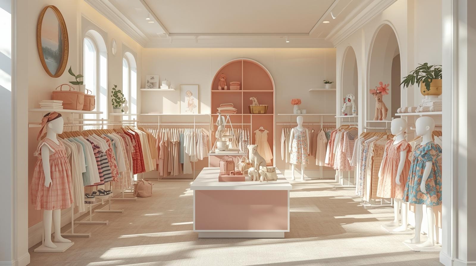 Mẫu shop thời trang trẻ em 2 Mau shop thoi trang tre em 2