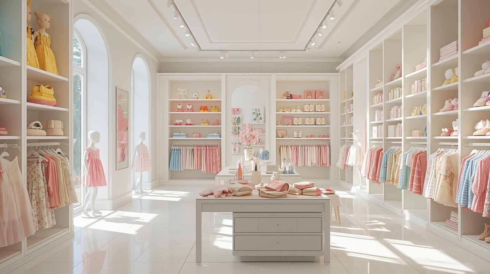 Mẫu shop thời trang trẻ em 4 Mau shop thoi trang tre em 4